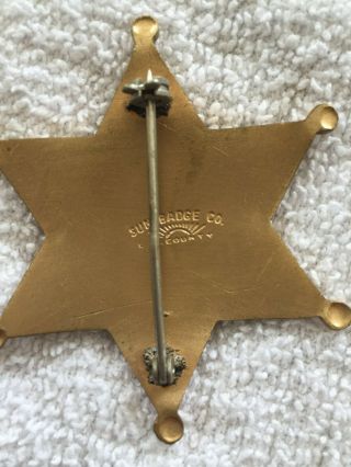 Obsolete badge Merced County Sheriff Correction Department 3
