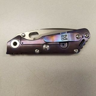 MICK STRIDER SNG Custom Folding Knife Tactical TAD Gear Patch Monkey Edge 11