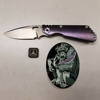 Mick Strider Sng Custom Folding Knife Tactical Tad Gear Patch Monkey Edge