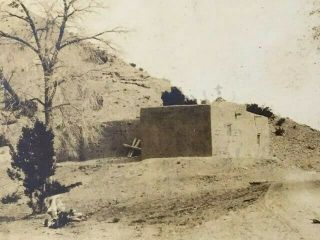 Rppc 1928 - Morada Of The Penitentes,  Near Chimayo Nm