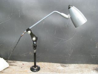 1960s SINGER ARTICULATED LAMP LF - 5 Industrial Sewing Machine Table Light VINTAGE 2