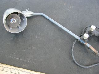 1960s SINGER ARTICULATED LAMP LF - 5 Industrial Sewing Machine Table Light VINTAGE 6