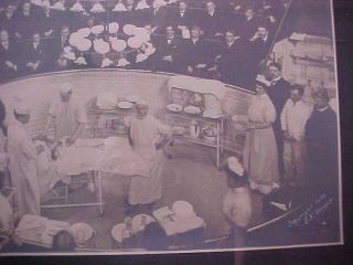 Rare Antique Medical Science Anatomy 1904 Autopsy Cadaver Dissection Photograph 5