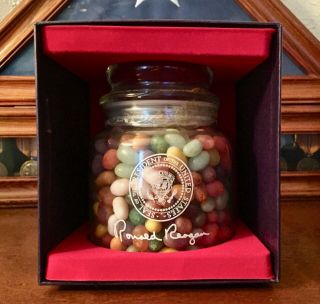 & Authentic Ronald Reagan Gift Presidential Seal Jelly Bean/candy Jar