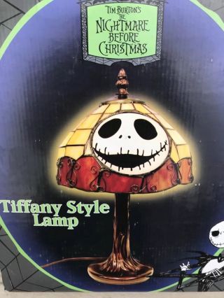 Nightmare Before Christmas Neca - Jack - Tiffany Style - Lamp