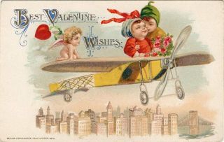 Winsch Postcard,  St.  Valentine By Jason Freixas,  Copyright 1914,  Series 450\43