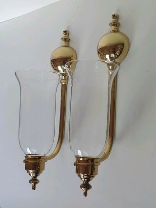 Virginia Metalcrafters Harvin Brass Wall Sconces Colonial Williamsburg 2011
