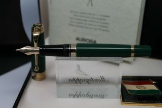 Aurora Bicentennial of The Birth Italian Flag Fountain Pen.  Limited Edition 2