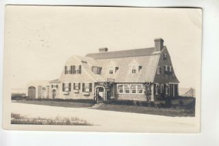 Real Photo Postcard Residence Of Joseph Lincoln Chatham Ma