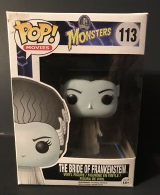 Funko Pop The Bride Of Frankenstein 113 Universal Monsters Movies Horror