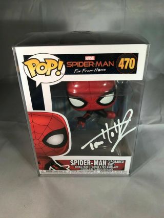 Tom Holland Sean Connery Signed Funko Pops Reserved Listing Ficac.  Aleja