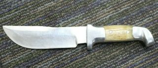 R H Ruana - - Model 17 Large Skinner - - - M stamp knife 9