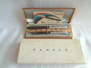 1948 Parker 51 Fountain Pen/mechanical Pencil Set