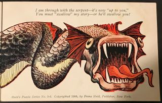 Puzzle Series 5 - A: 1906 Franz Huld Dragon Postcards