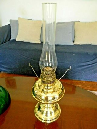 B&H 1905 Antique Oil Lamp Brass Rare Collectable Vintage Rayo Aladdin Lantern 2