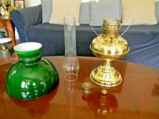 B&H 1905 Antique Oil Lamp Brass Rare Collectable Vintage Rayo Aladdin Lantern 3