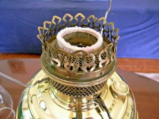 B&H 1905 Antique Oil Lamp Brass Rare Collectable Vintage Rayo Aladdin Lantern 7
