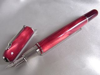 Dunhill Sidecar Mini Fountain Pen 18k Nib Red Marble