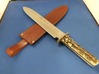 Case Xx Rio Grande Camping Knife With Leather Sheath
