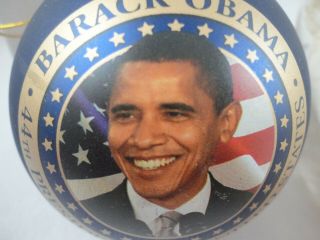 Barack Obama 2009 - 44th President Of The United States Christmas Ball Ornament