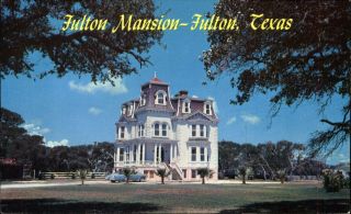 Fulton Mansion Fulton Beach Texas Tx Near Rockport 1950s Car