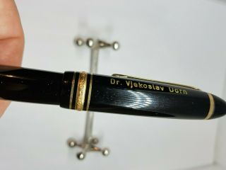 VINTAGE MONTBLANC MEISTERSTUCK No.  146 BLACK Fountain Pen 4