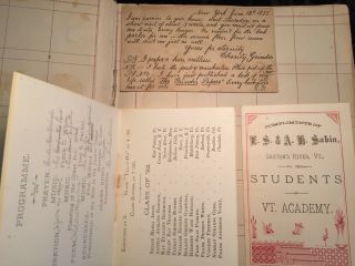 Scrap Book covering years 1878 - 1886 at MASS INSTITUTE TECHNOLOGY & VT Academy 10