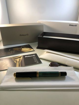 Pelikan Fountain Pen M600 Black/green 14k Appointments