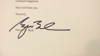 George W.  Bush 2008 Typed Letter Signed as President - White House Stationery 2
