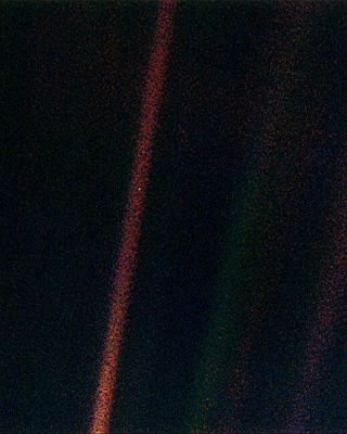 Nasa Voyager 1 Earth Pale Blue Dot 8x10 Silver Halide Photo Print