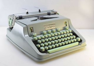 Beautiful1968 Hermes 3000 Typewrite Serviced,  With Instruction Book & Brushes 2