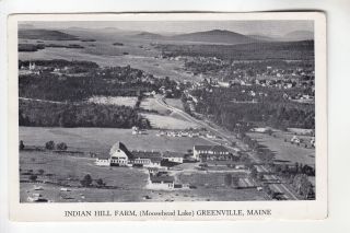 Aerial View Indian Hill Farm Moosehead Lake Greenville Me