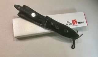 Vintage 1980 ' Al Mar Seki Japan Tactical Shadow| Dagger Knife Box Sheath 12