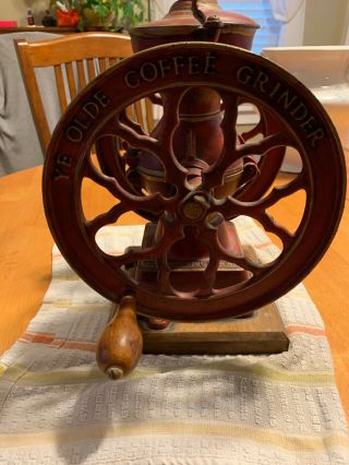 Antique Coffee Mill Waterbury Connecticut.  1800 - 1900s 4