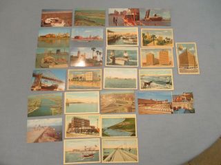 Corpus Christi,  Texas.  28 Postcards - 21,  7 (1924, )