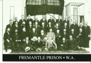 Australia Postcards - Prison Officers,  Fremantle Prison,  Western Australia