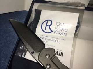 Chris Reeve Small Sebenza 21 Drop Point S35VN Right Hand Stud 10