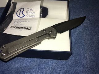 Chris Reeve Small Sebenza 21 Drop Point S35VN Right Hand Stud 12