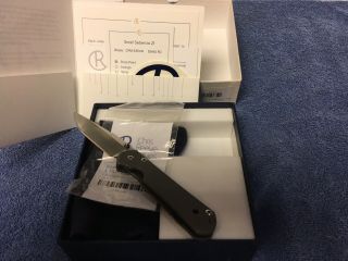 Chris Reeve Small Sebenza 21 Drop Point S35vn Right Hand Stud