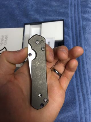 Chris Reeve Small Sebenza 21 Drop Point S35VN Right Hand Stud 6