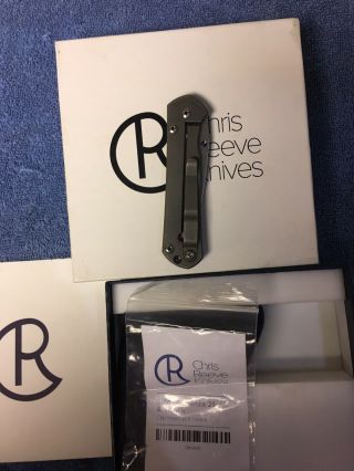 Chris Reeve Small Sebenza 21 Drop Point S35VN Right Hand Stud 7