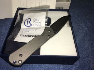 Chris Reeve Small Sebenza 21 Drop Point S35VN Right Hand Stud 9