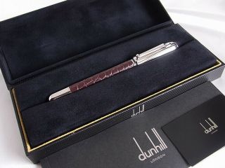 Dunhill Limited Edition Sidecar Brown Alligator Fountain Pen