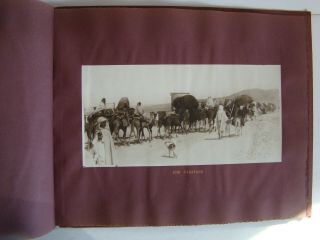 PHOTO ALBUM 1922 HISTORICAL VOYAGE to North AFRICA Large Sizes ORIGIN PHOTOS SUP 7