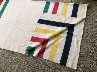 Pendleton Hudson Bay Stripe Style Wool Blanket 93” X 98” Gorgeous