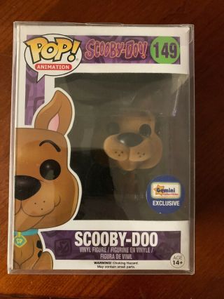 Funko Pop Animation 149 Flocked Scooby Doo (gemini Collectibles Exclusive)