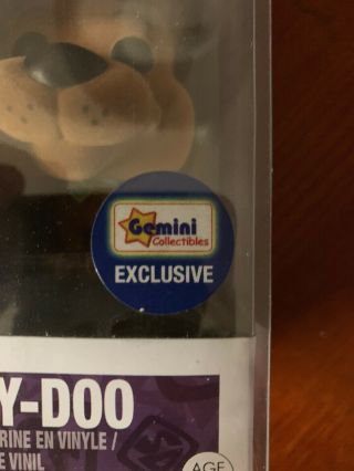 Funko Pop Animation 149 Flocked Scooby Doo (Gemini Collectibles Exclusive) 8