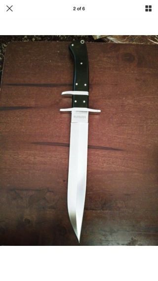 Cold Steel Black Bear Classic Rare Discontinued Double Edge Bowie