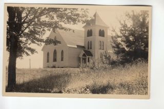 Real Photo Postcard Bethany Congregational Church Pike Nh