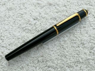 Cartier Diabolo Rollerbal Pen Black Composite With Gold Plated Trim -
